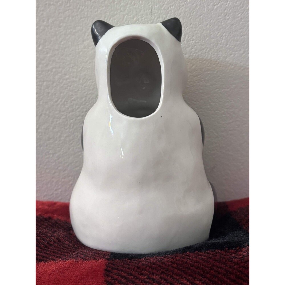Vintage Benihana Panda Bear Bamboo Ceramic Tiki Mug Cup Drink Decor 6" - Picture 3 of 6